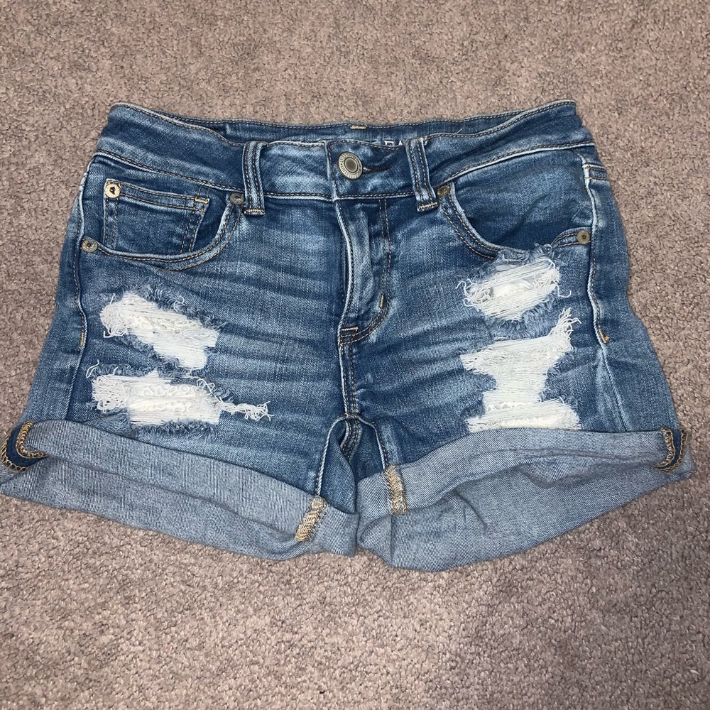 High rise American eagle shorts size 4